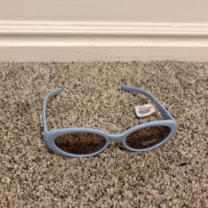 RSQ Blue Oval Sunglasses
